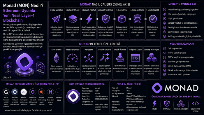 Monad (MON) Nedir? Ethereum Uyumlu Yeni Nesil Layer-1 Blockchain